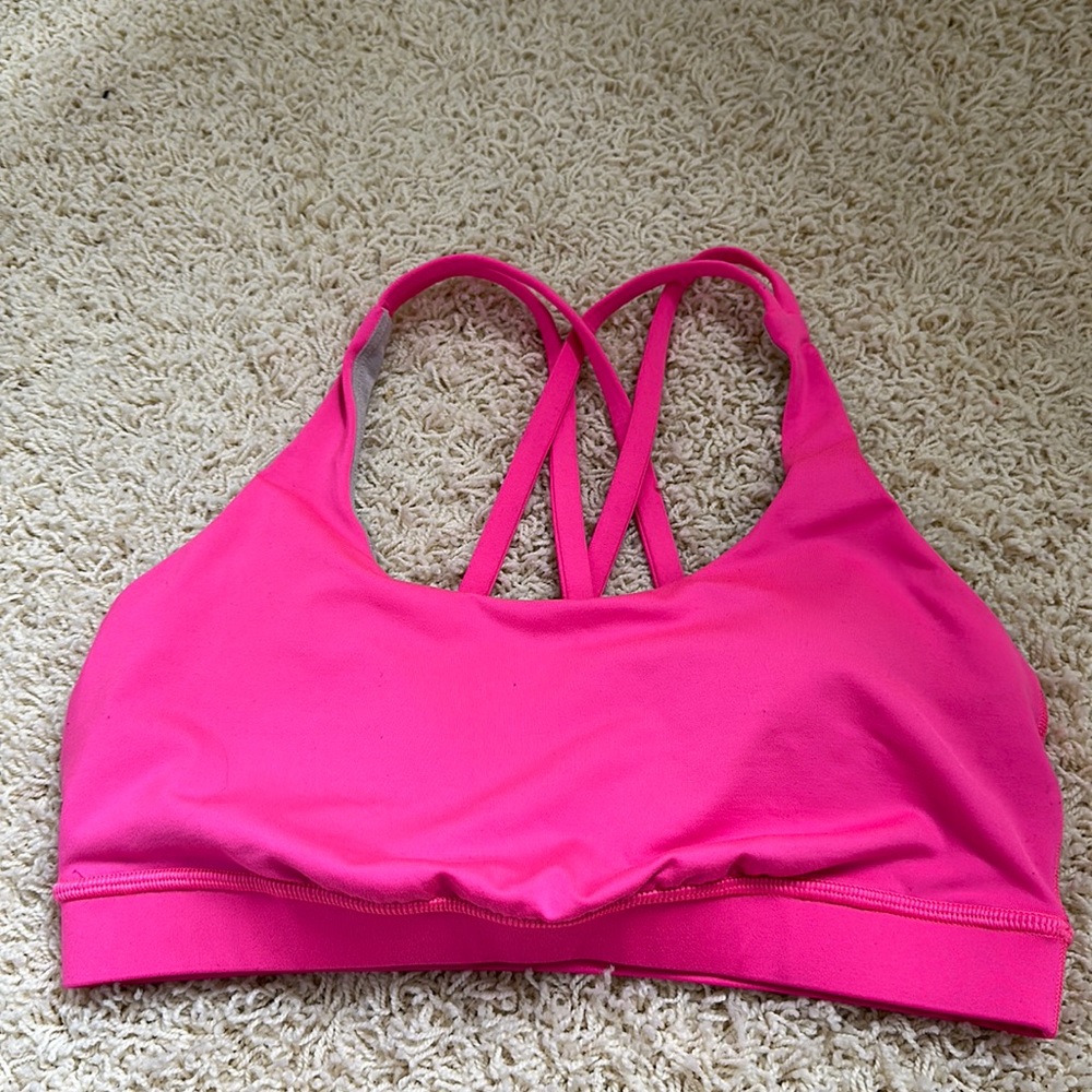 Lululemon Hot Pink Sports Bra